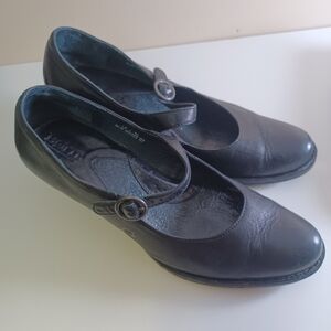 Black Born Heels Mary Jane Shoes Clogs versatile comfy Sz 10 Victorian Steampunk